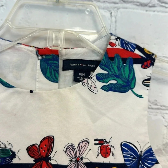 Tommy Hilfiger Baby Girls Butterfly Dress 18M EUC - Picture 2 of 3